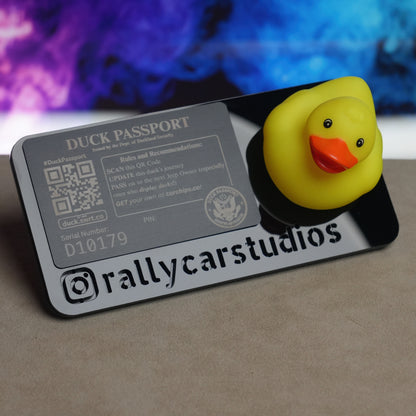 Duck Passport Kit - Custom Duckfluencer Laser Engraved